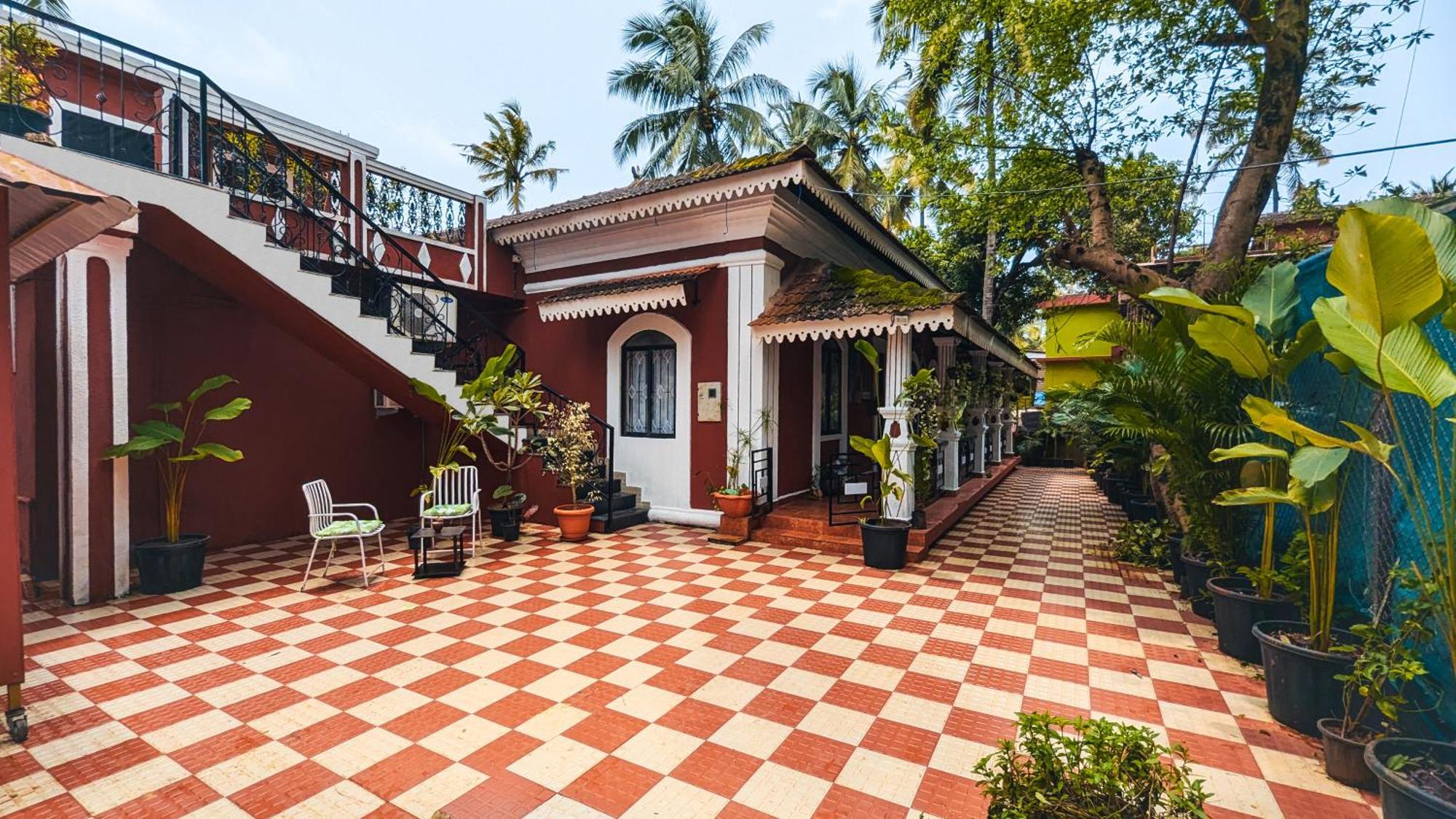 The First House By V3Homestay 4Bhk Private Pool Calangute Buitenkant foto